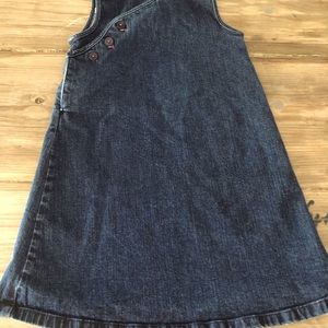 Baby GAP Sleeveless Denim Dress w/ Buttons/Snaps